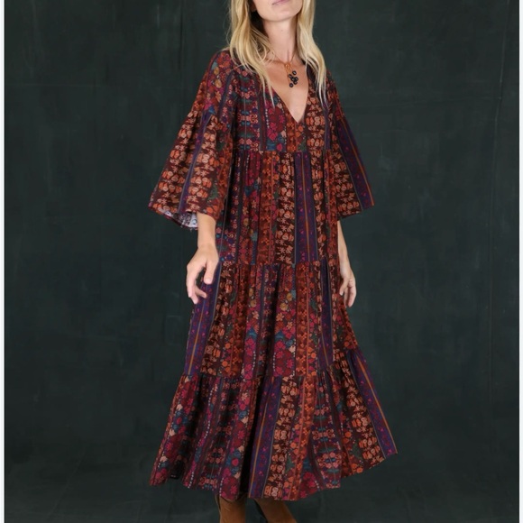 NATURAL LIFE Multicolor Boho Maxi Dress - Picture 2 of 6